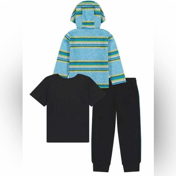 MARVEL Character Kids' 3-piece Sweater Set Hoodie Shirt Pants Sz 3T, 4T, 5 NEW - Picture 2 of 6